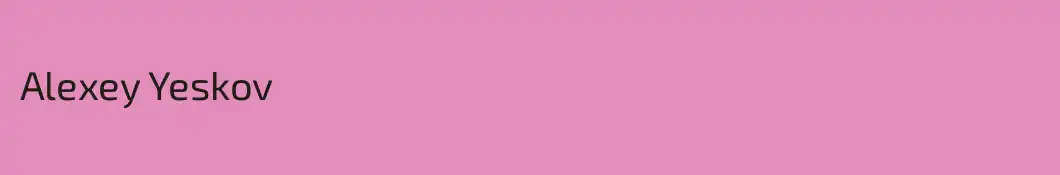 Alexey Yeskov